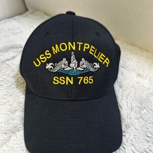 USS Montpelier SSN 765 Navy Cap